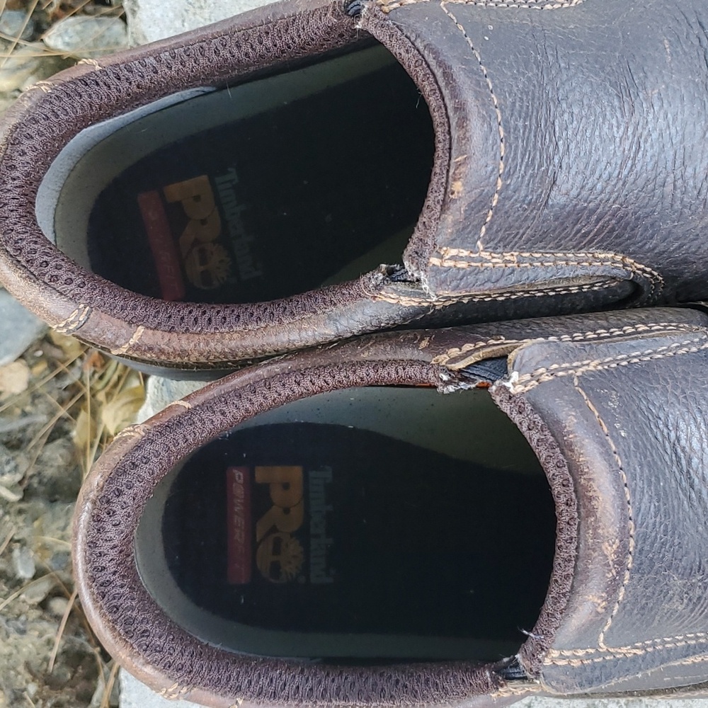 Timberland Pro 53534 TiTAN Slip-On Safety Toe Shoe Men's Size 9 M - Picture 4 of 8